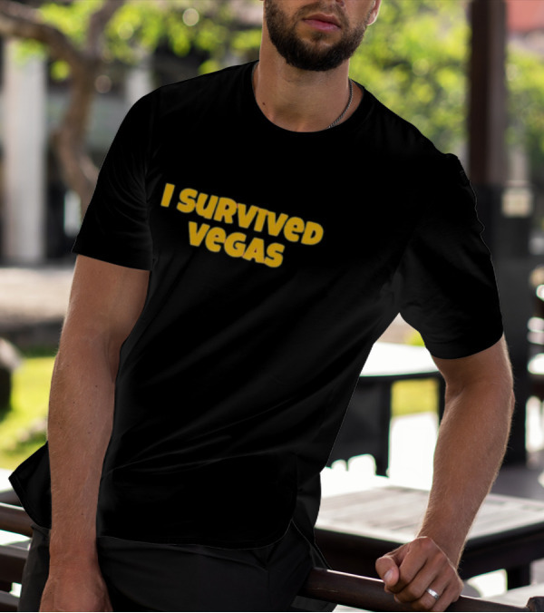 I Survived Vegas LSU Tigers T-Shirt