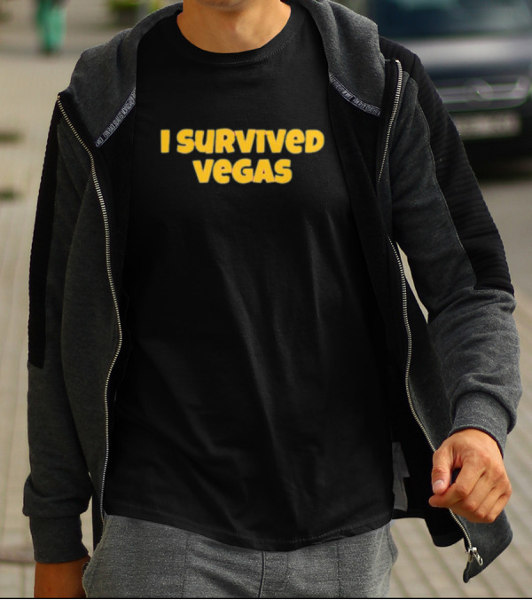 I Survived Vegas LSU Tigers T-Shirt