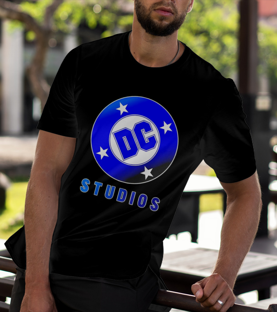 James Gunn DC Studios Logo With Stars T-Shirt
