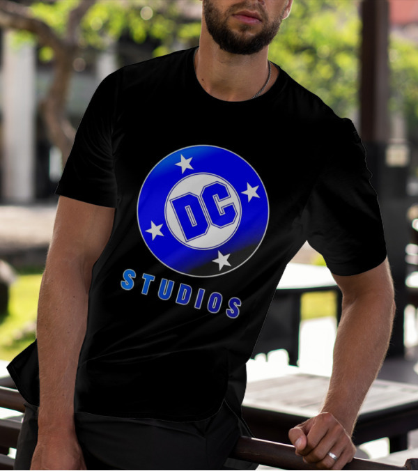 James Gunn DC Studios Logo With Stars T-Shirt