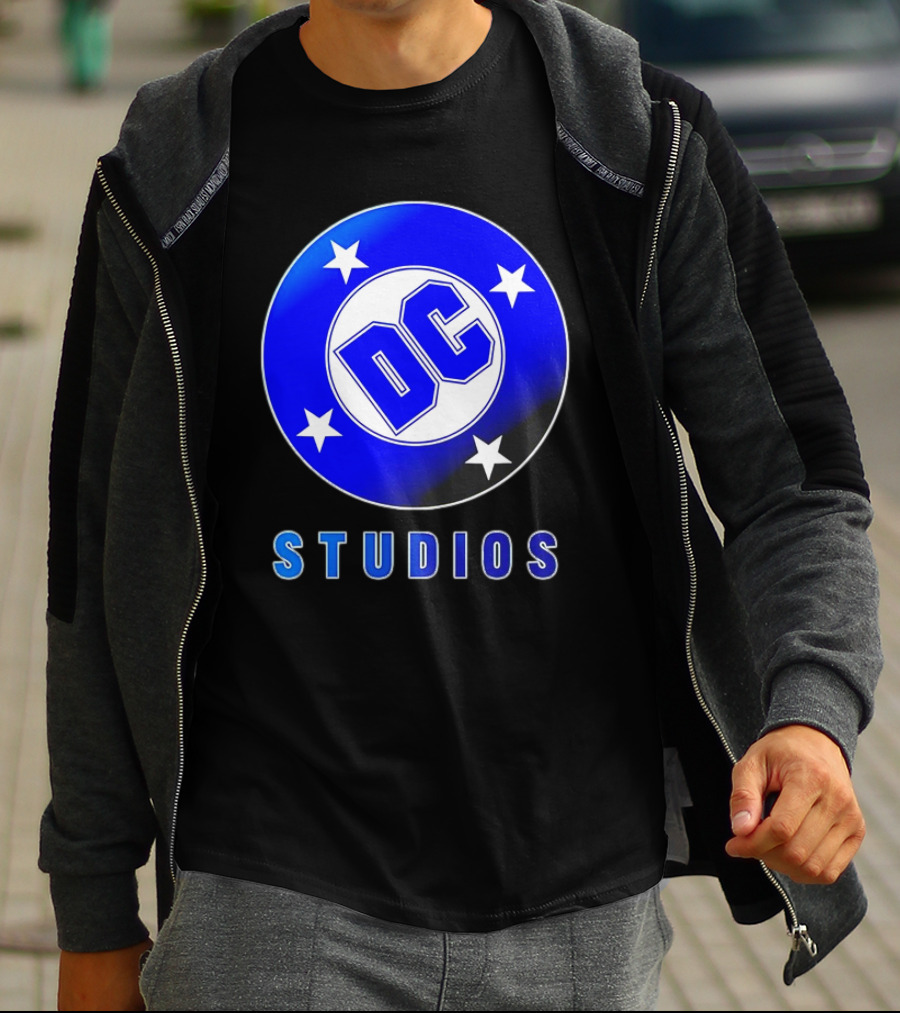 James Gunn DC Studios Logo With Stars T-Shirt