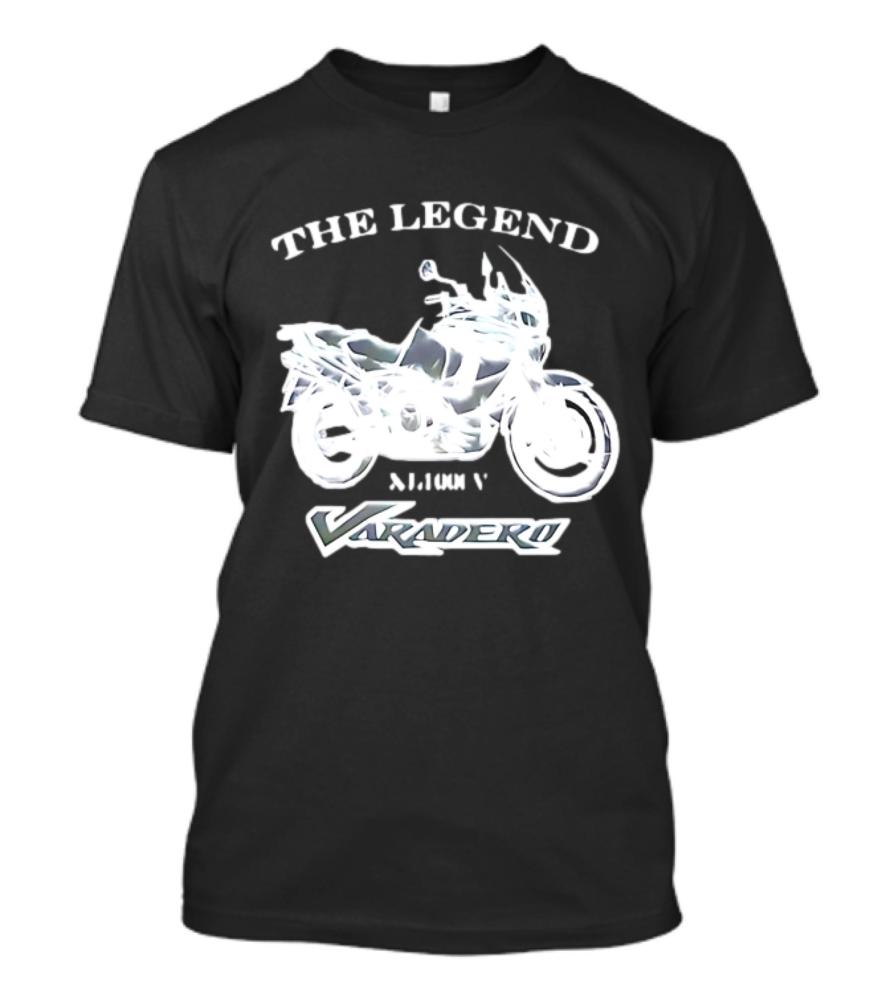 The Legend Varadero XL1000V Motorcycle Icon Text Highlight T-Shirt