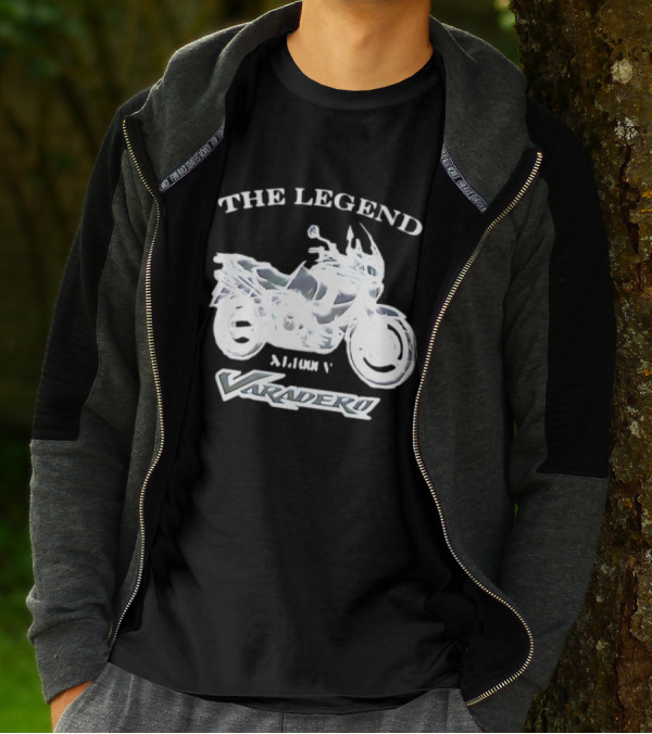 The Legend Varadero XL1000V Motorcycle Icon Text Highlight T-Shirt