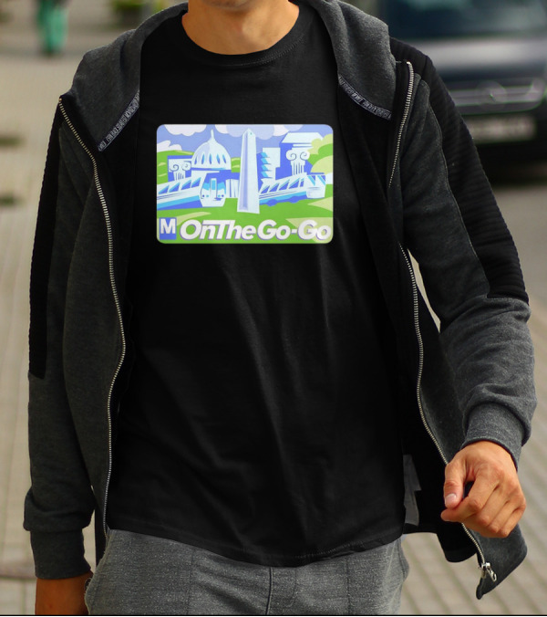 DC Metro On The Go-Go Washington D.C. Landmarks T-Shirt