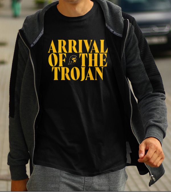 USC Football Arrival Of The Trojan T-Shirt