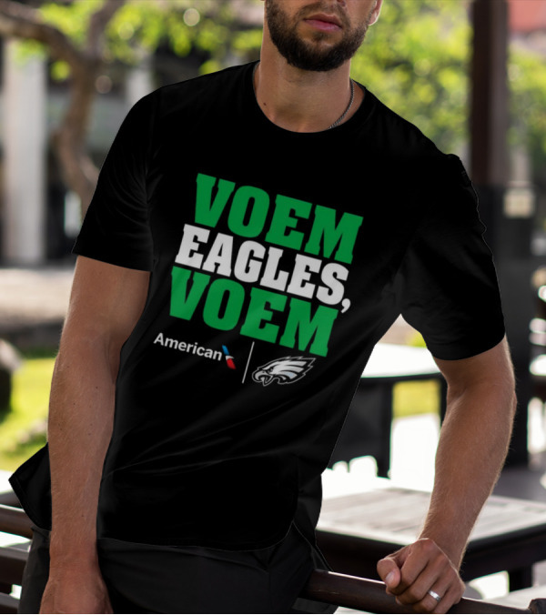 Voem Eagles Voem Philadelphia Eagles American Airlines T-Shirt
