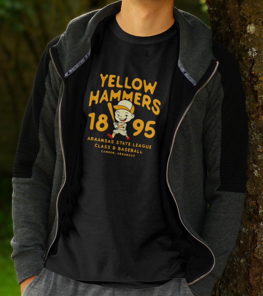 Yellow Hammers 1895 Arkansas State League Class D Baseball Camden Arkansas T-Shirt