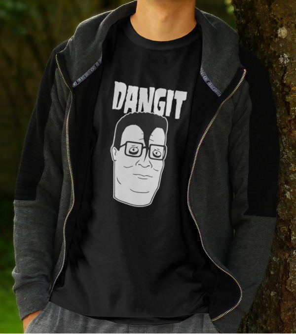 Hank Hill Danzig Mashup Dangit Face T-Shirt
