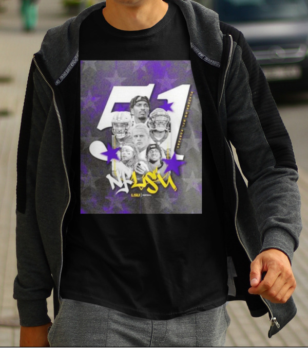 LSU Tigers NFLSU NFL Rosters Legends 51 Superstars T-Shirt
