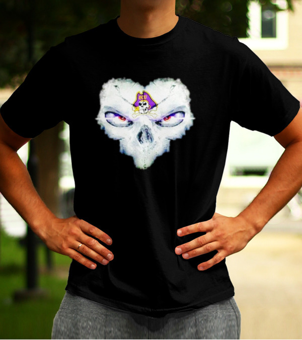 East Carolina Pirates ECU Skull Fantasy T-Shirt