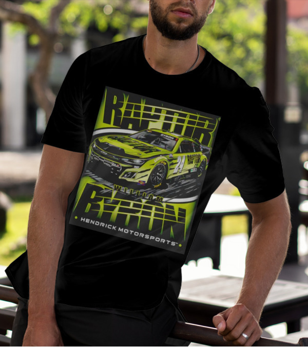 William Byron Raptor Car NASCAR Hendrick Motorsports Collection T-Shirt