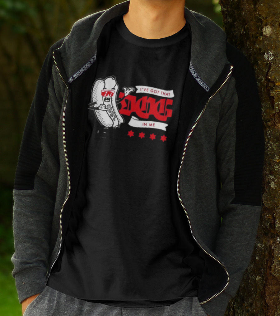 C2E2 I've Got That Dog Hot Dog Character With Stars T-Shirt