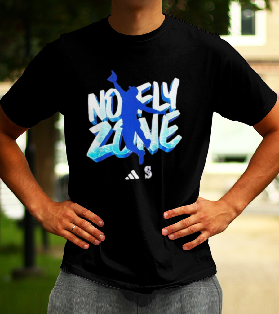 No Fly Zone Julio Rodriguez Mariners Baseball T-Shirt