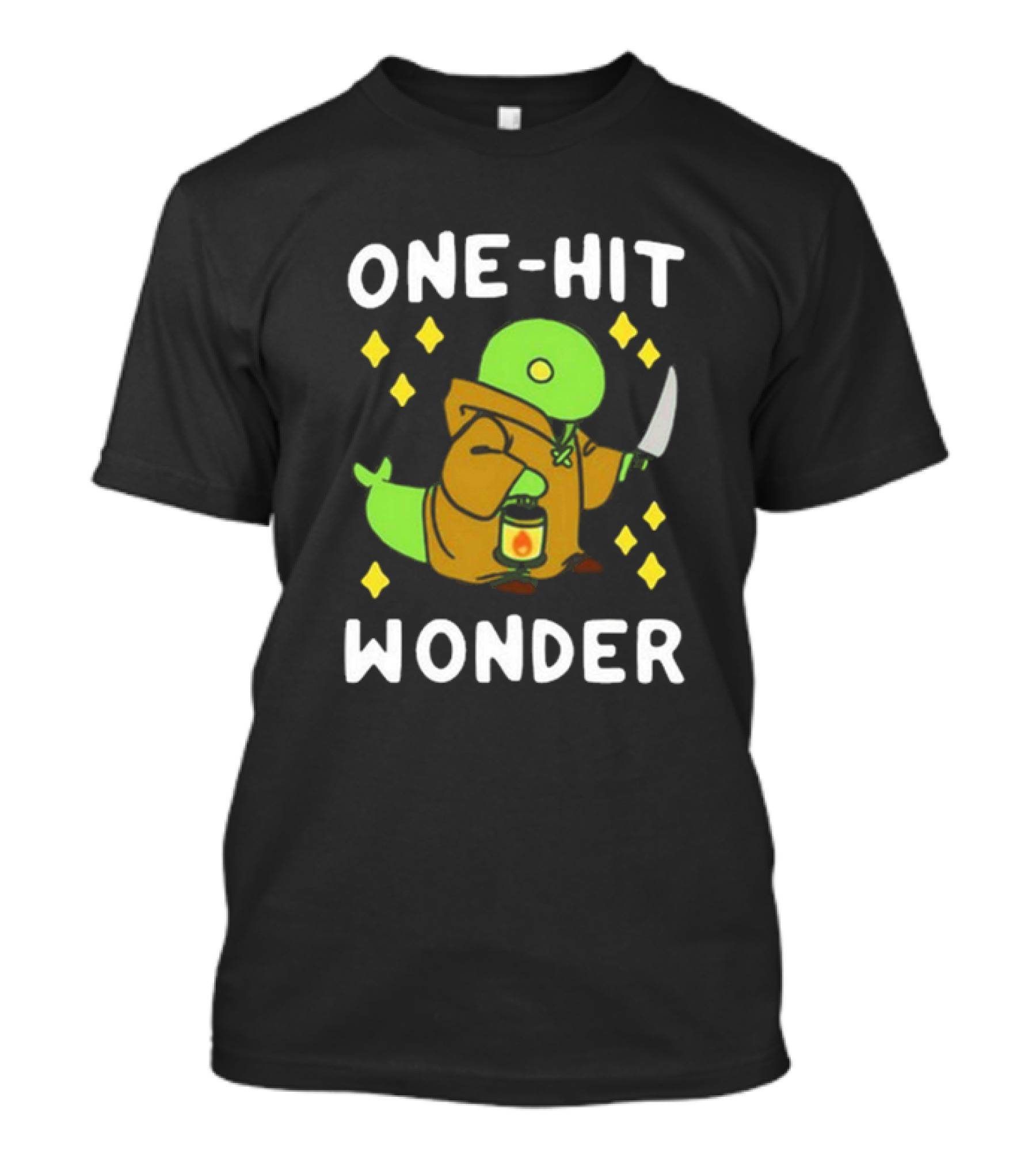 One-Hit Wonder Tonberry Knife Lantern Stars T-Shirt