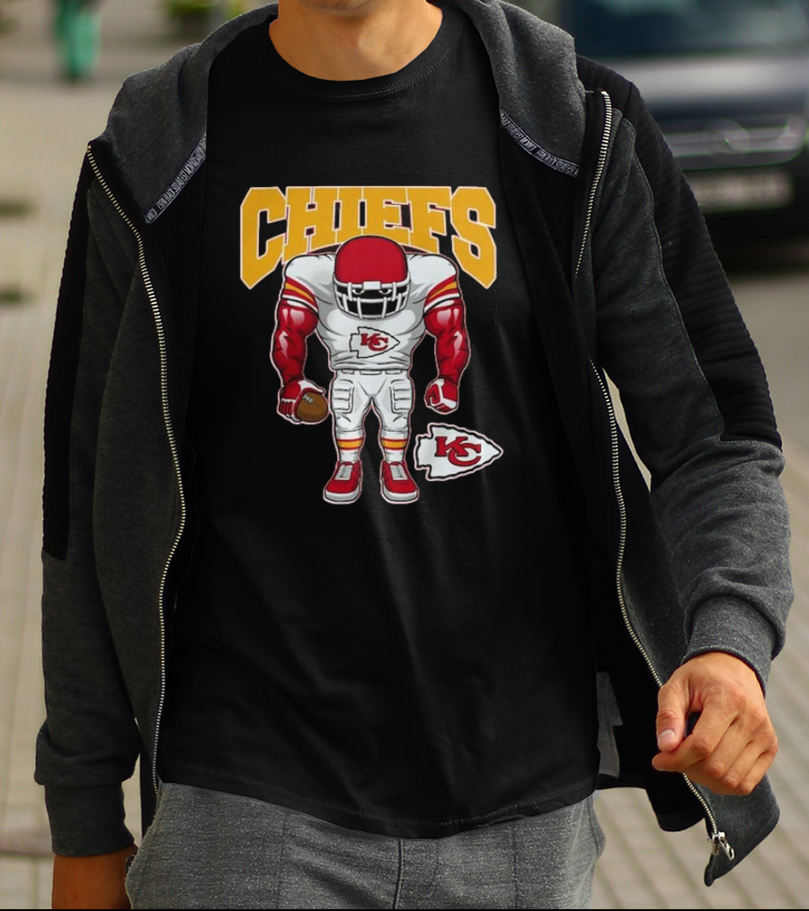 Kansas City Chiefs Brute Squad Football Player T-Shirt