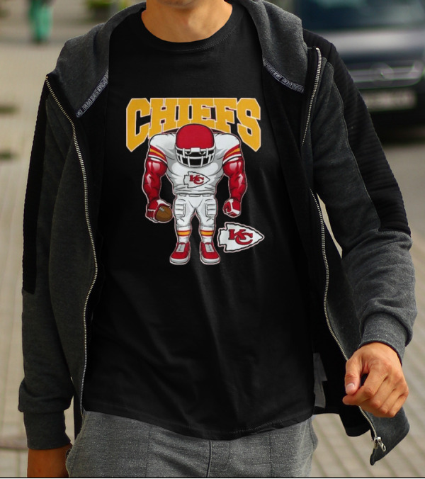 Kansas City Chiefs Brute Squad Football Player T-Shirt