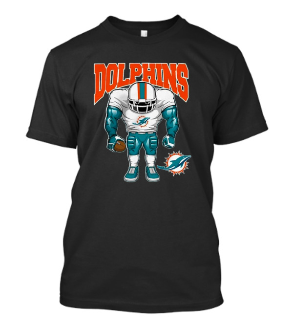 Miami Dolphins Brute Squad NFL Football Player T-Shirt