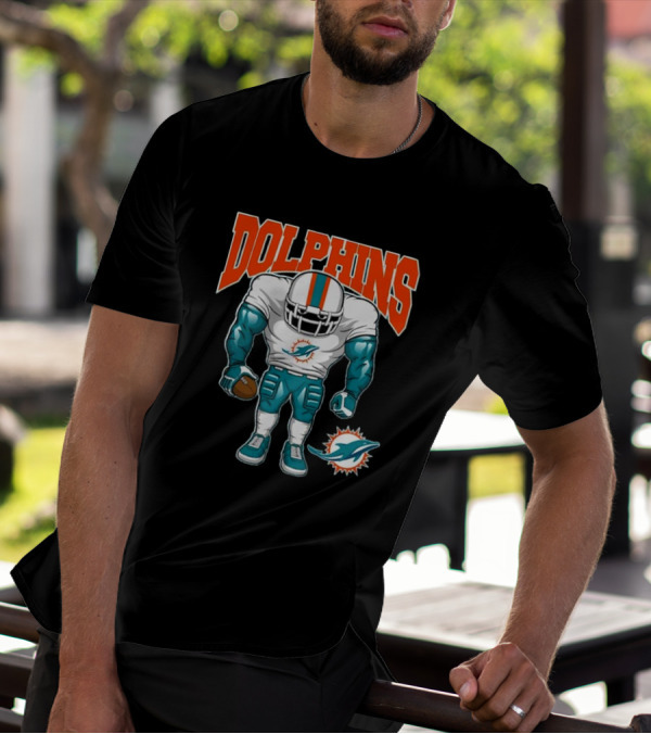 Miami Dolphins Brute Squad NFL Football Player T-Shirt