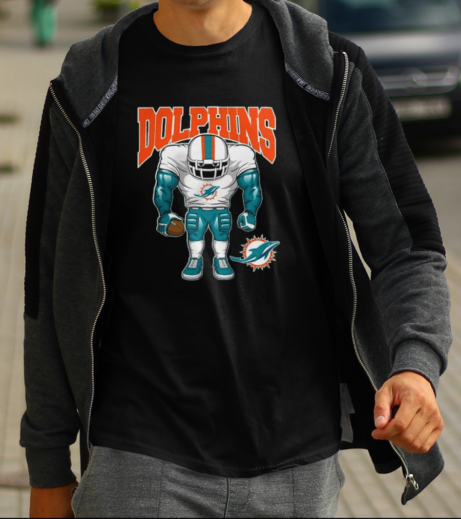 Miami Dolphins Brute Squad NFL Football Player T-Shirt