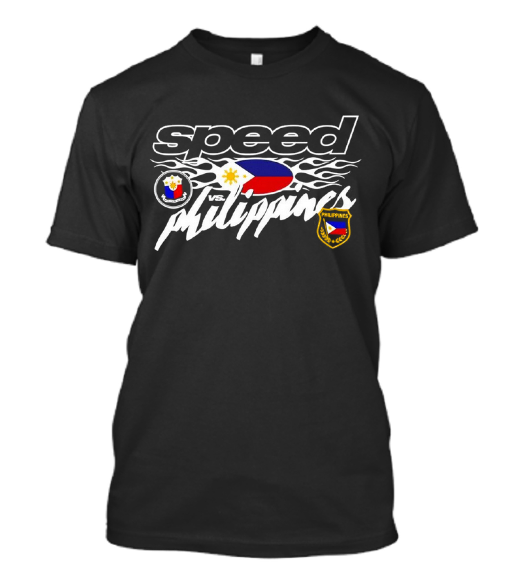 Speed Vs. Philippines Flag Emblems T-Shirt