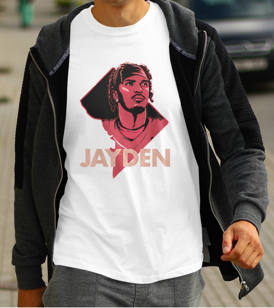 Jayden Daniels Washington Commanders Patriot T-Shirt