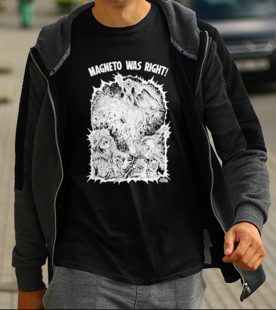 Magneto Was Right Punk Anime T-Shirt