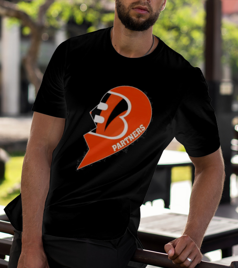 Cincinnati Bengals Partners Heart B T-Shirt