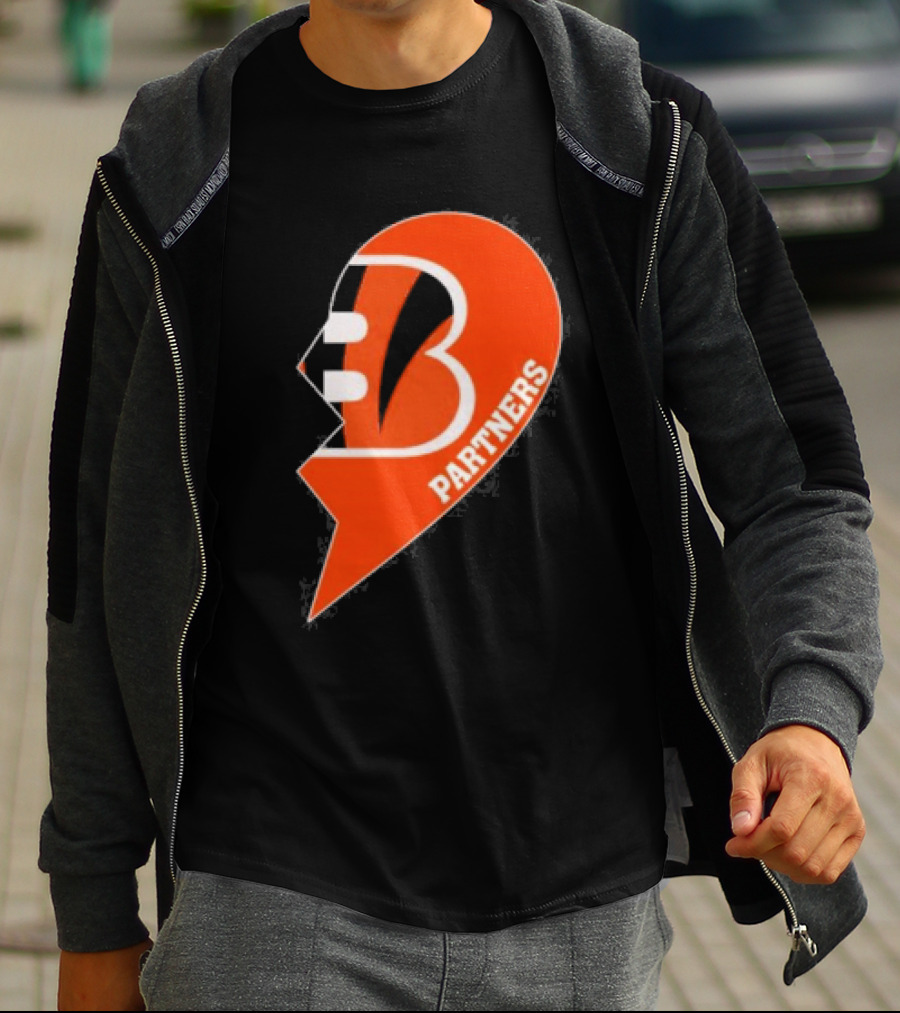 Cincinnati Bengals Partners Heart B T-Shirt