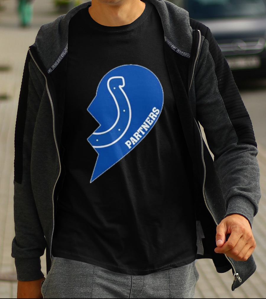 Indianapolis Colts Partners Half Heart T-Shirt