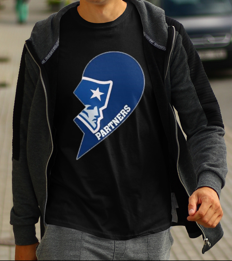 Patriots Partners Broken Heart Half T-Shirt