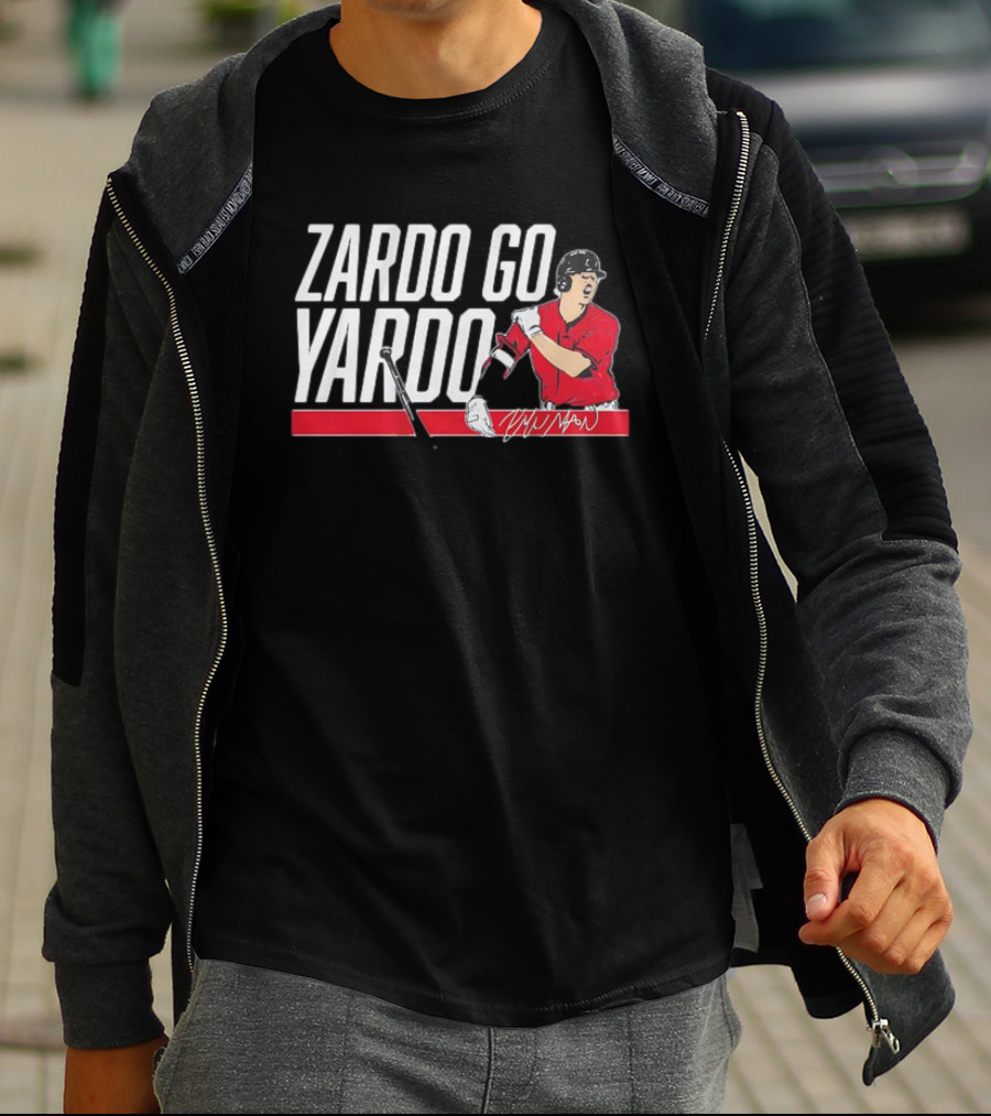 Kyle Manzardo Zardo Go Yardo Baseball Cleveland Guardians T-Shirt