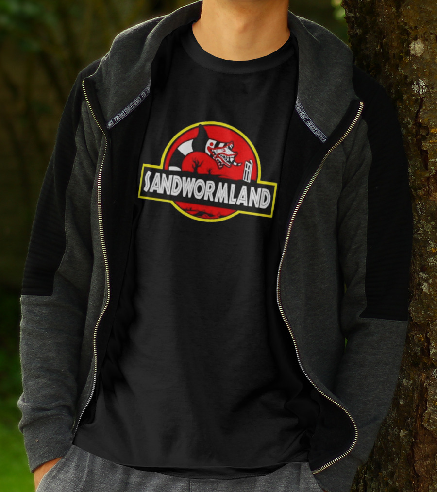 Sandwormland Snake Retro Jurassic T-Shirt