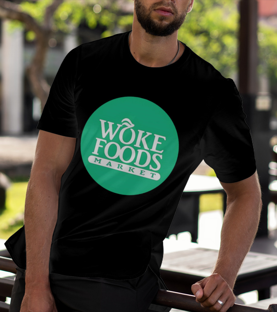 Woke Foods Market Green Circle T-Shirt