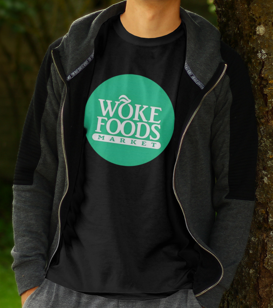 Woke Foods Market Green Circle T-Shirt