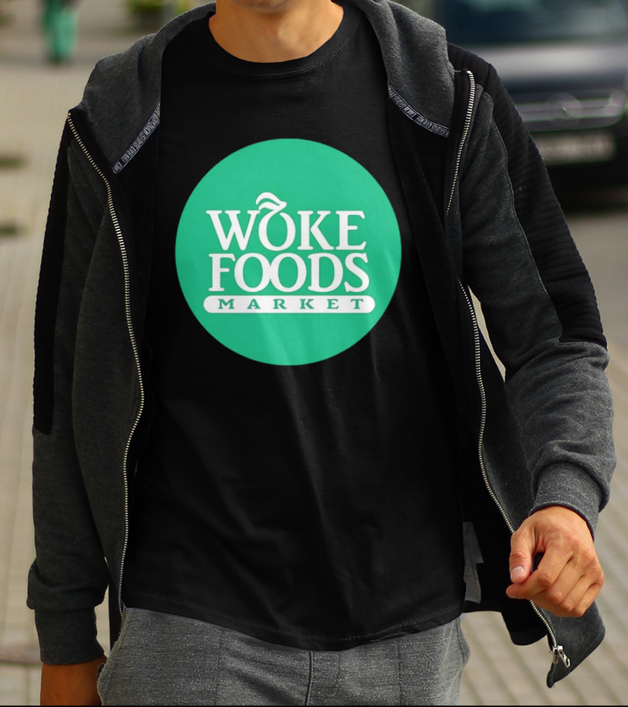 Woke Foods Market Green Circle T-Shirt
