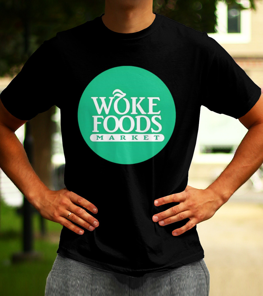 Woke Foods Market Green Circle T-Shirt
