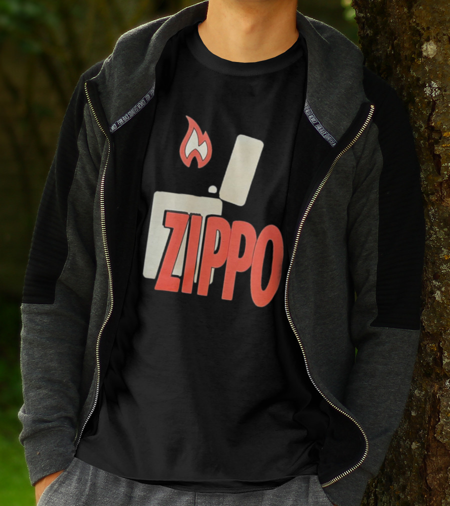 Zippo Lighter Flame T-Shirt