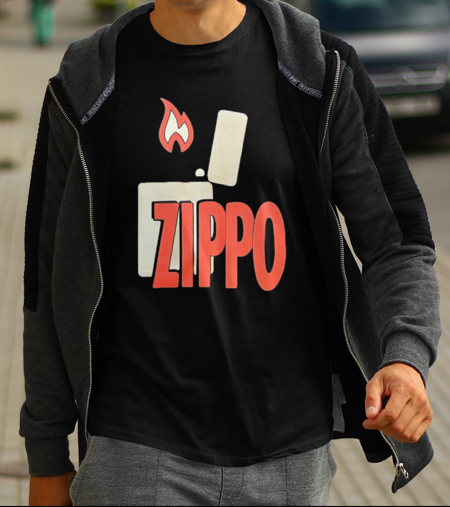 Zippo Lighter Flame T-Shirt