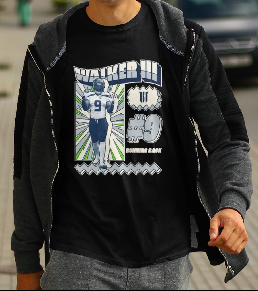Walker III #9 Running Back T-Shirt