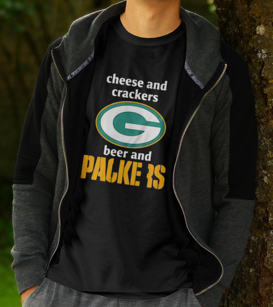 Cheese And Crackers Beer And Packers T-Shirt