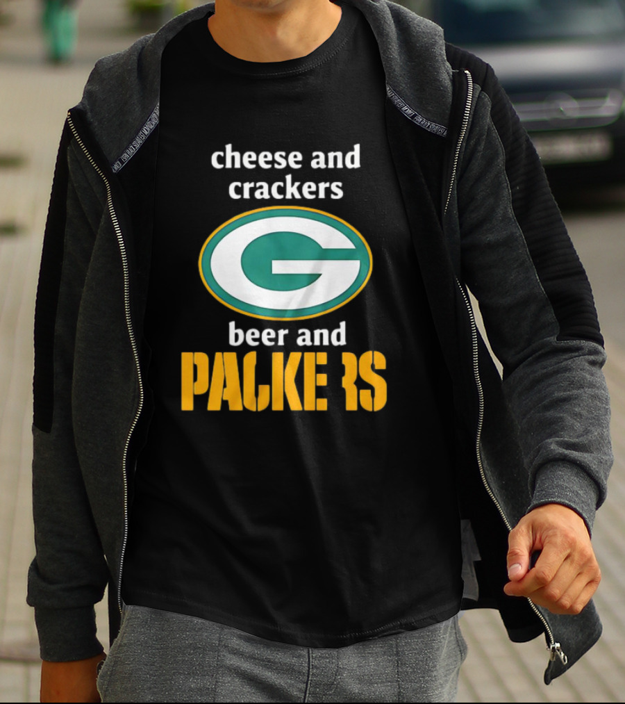 Cheese And Crackers Beer And Packers T-Shirt