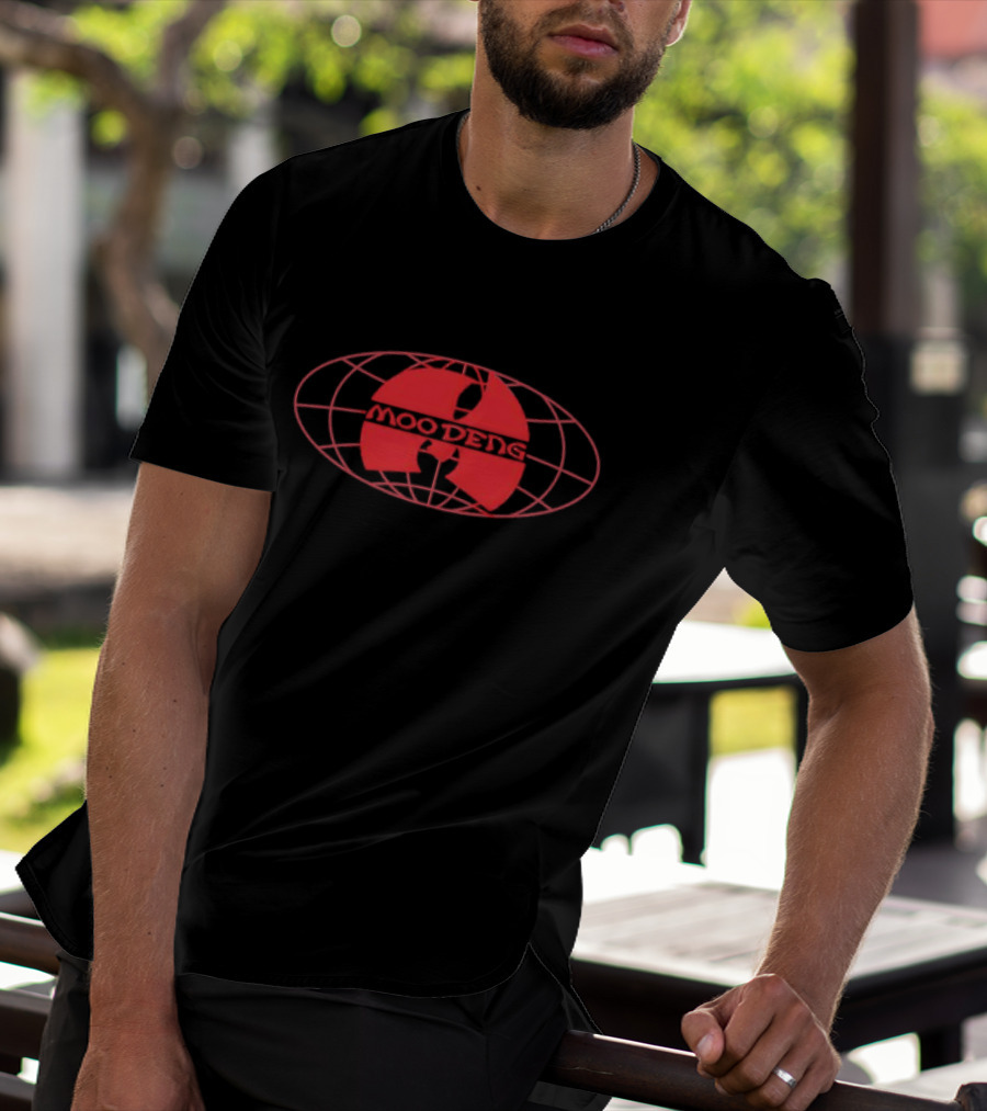 Moo Deng Clan 2 Red Globe Emblem T-Shirt