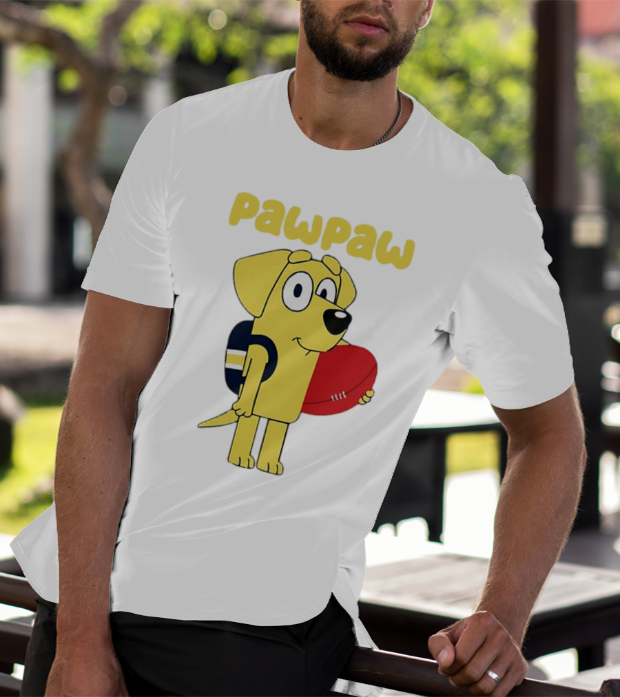 Pawpaw Lucky Football Cartoon Shannon Sharpe T-Shirt