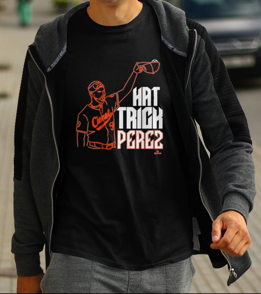 Baltimore Orioles Cionel Perez Hat Trick Perez Player T-Shirt