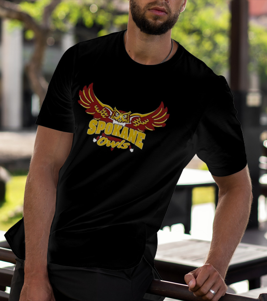 Spokane Owls Winged Emblem T-Shirt