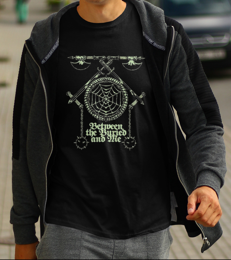 Between The Buried And Me Weapons Spiderweb T-Shirt