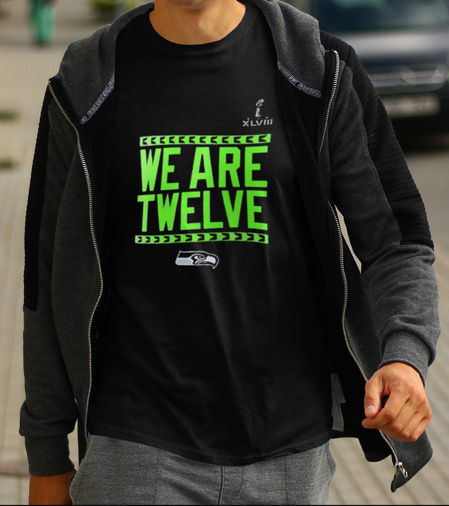 We Are Twelve Seattle Seahawks XLVIII T-Shirt