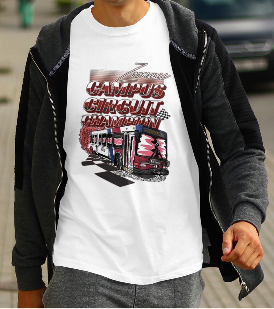 Campus Circuit Champion Zomass Racing Bus T-Shirt
