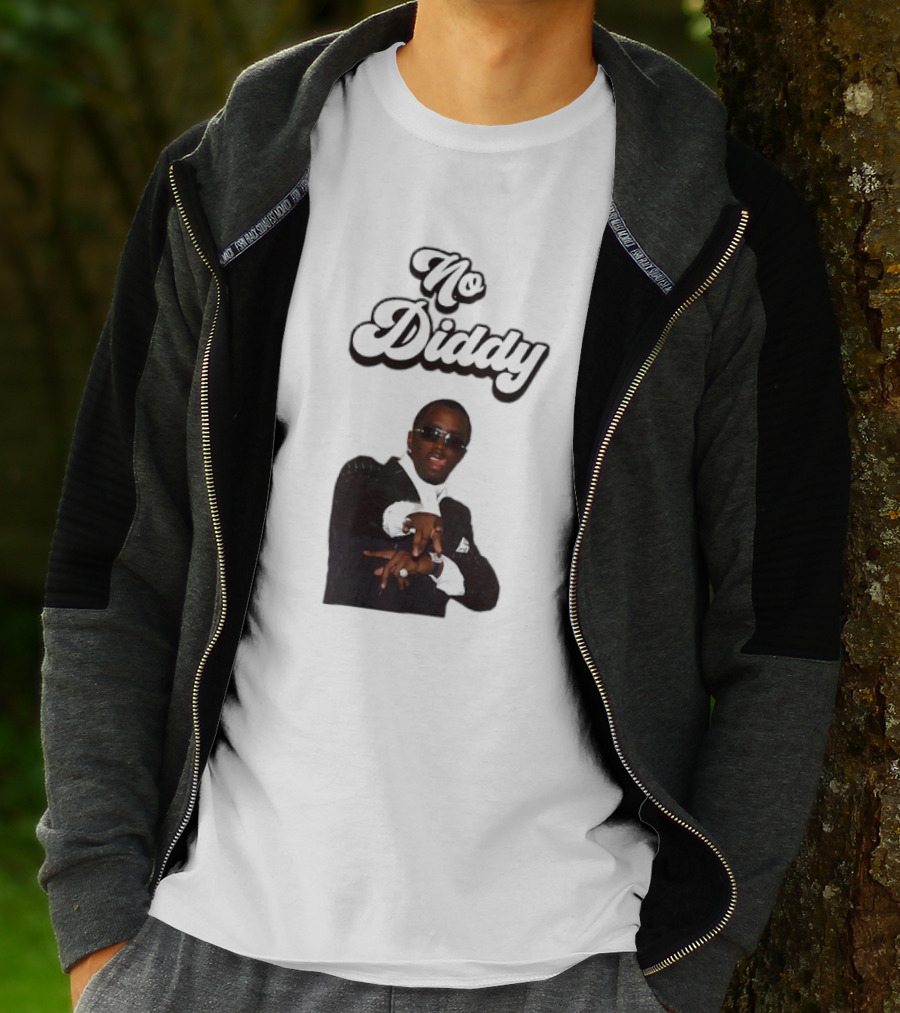 No Diddy Tongue Out Diddy Parody Sunglasses Swagger T-Shirt