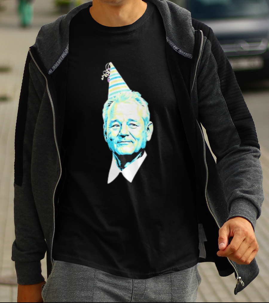 Retro Birthday Party Hat Bill T-Shirt